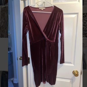 LOFT velour dress